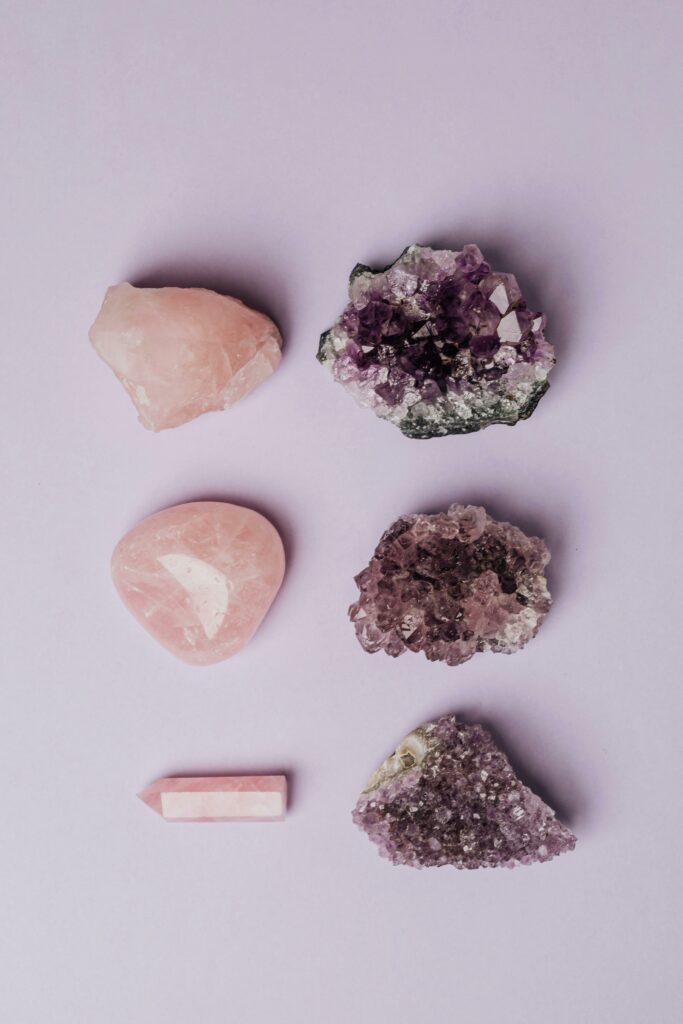 Quartz Rose, Améthyste