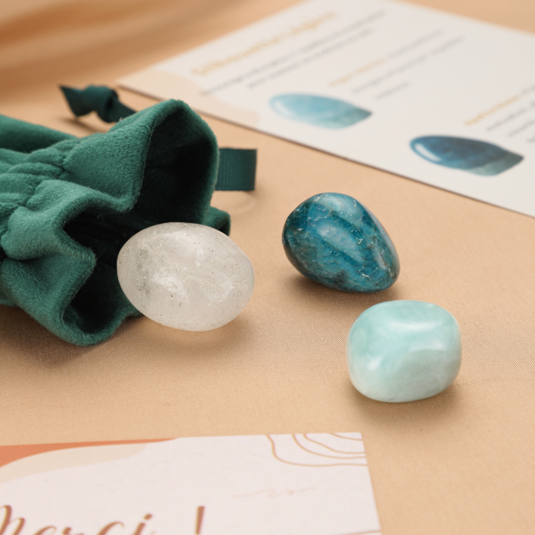 Pochon de pierres roulées – Silhouette Légère