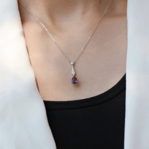 Collier Améthyste – Élégance Moderne, Argent photo review