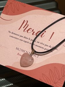 Collier Quartz Rose – Cœur d’Amour photo review