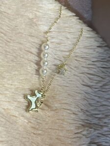 Collier Cheval – Liberté Étoilée, Argent Plaqué Or photo review