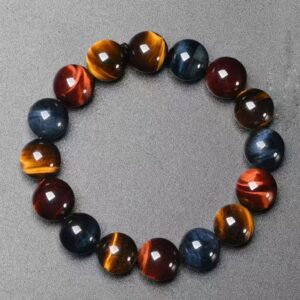 Bracelet Œil de Tigre Multicolore – Équilibre Intérieur photo review