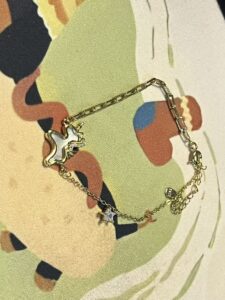 Bracelet Cheval – Liberté Étoilée, Argent Plaqué Or photo review