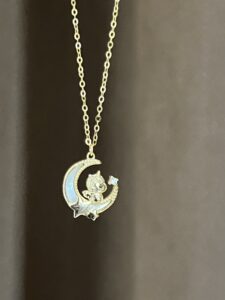 Collier Cheval – Rêve Étoilé, Argent Plaqué Or photo review