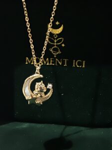 Collier Cheval – Rêve Étoilé, Argent Plaqué Or photo review