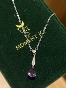 Collier Améthyste – Élégance Moderne, Argent photo review