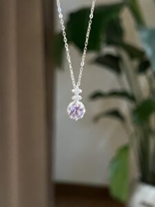 Collier Améthyste – Élixir de Lumière, Argent photo review