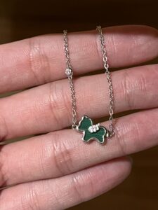 Bracelet Malachite Cheval – Élégance Libre, Argent photo review