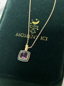 Ensemble Parure Améthyste – Lys, Argent Plaqué Or photo review