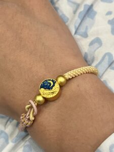 Bracelet Couple Lune et Soleil – Affinité Astrale, Fil Tibétain photo review