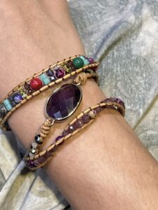 Bracelet Wrap Améthyste – Paix Intérieure photo review