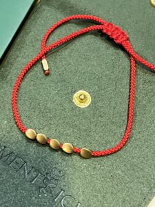 Bracelet Couple / Ami « Flot » en Fil Rouge photo review