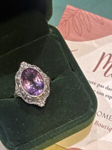 Bague Améthyste ou Citrine – Princesse Mystérieuse, Argent photo review