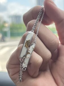 Bracelet Couple Lune et Soleil – Accord Astral, Argent 925 photo review