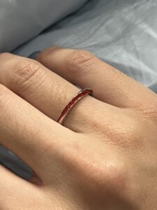 Bague Couple – Lien Ardent, Argent photo review