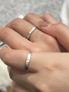 Bague Couple – Cœur Enlacé, Argent photo review