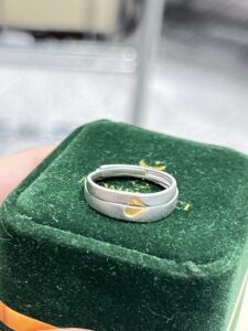 Bague Couple – Cœur Enlacé, Argent photo review