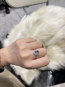 Bague Améthyste – Bonheur Céleste, Argent photo review