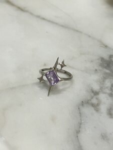 Bague Améthyste – Éclat Stellaire, Argent photo review