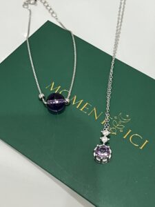 Bracelet Améthyste – Goutte de Douceur, Argent photo review