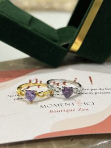 Bague Améthyste – Cœur d’Éternité, Argent photo review