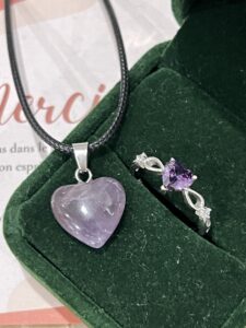Bague Améthyste – Cœur d’Éternité, Argent photo review
