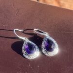 Boucles d’oreilles Améthyste – Gouttes d’Héritage, Argent photo review