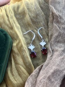 Boucles d’oreilles Améthyste – Gouttes d’Héritage, Argent photo review