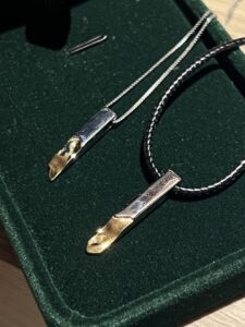 Collier Couple – Lignes d’Essence, Argent photo review