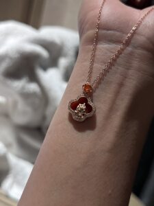 Collier Cheval – Esprit Libre, Argent Plaqué Or Rose photo review