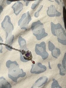 Collier Améthyste – Clé du Cœur, Argent photo review