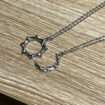 Collier Couple – Soleil et Lune Éternels, Argent photo review