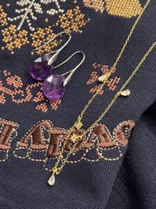 Collier Quartz Rose – Douceur Stellaire, Argent Plaqué Or photo review