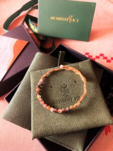 Bracelet Tourmaline – Harmonie d’Éclats, Argent Plaqué Or 14K photo review