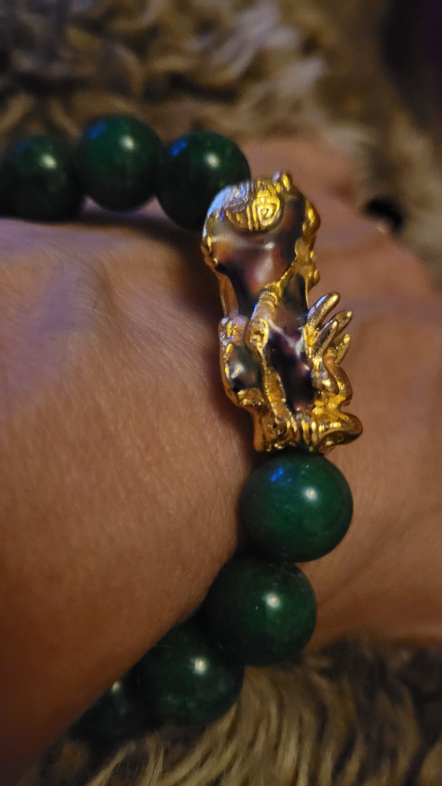 Bracelet Jade et Pi Xiu – Harmonie Céleste