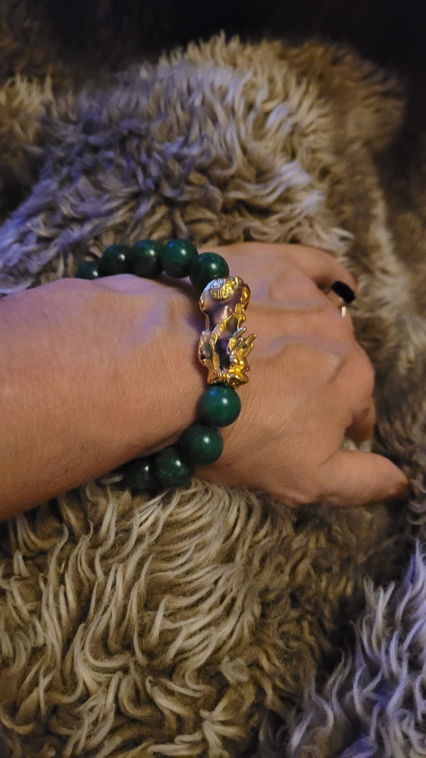 Bracelet Jade et Pi Xiu – Harmonie Céleste