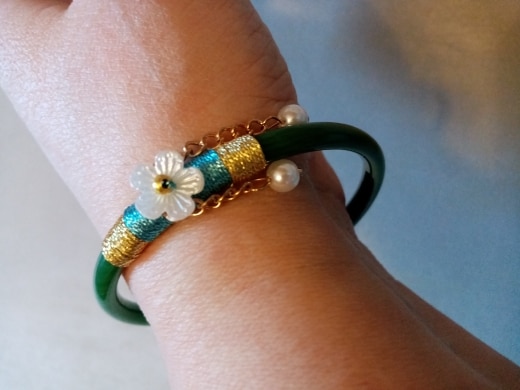 Bracelet « Harmonia » en Jade photo review