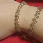 Bracelet Labradorite – Lumière Intérieure, Argent Plaqué Or