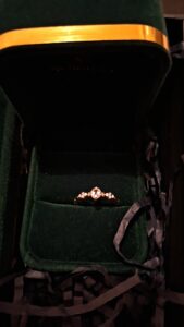 Bague Quartz Rose – Éclat Doux, Argent Plaqué Or