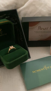 Bague Quartz Rose – Élégant Feuillu, Argent Plaqué Or photo review