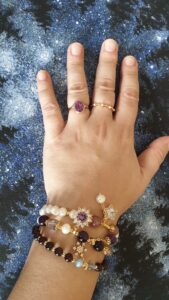 Bracelet Grenat et Labradorite – Charme Hivernal photo review