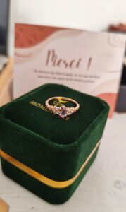 Bague Améthyste – Éclat Féérique, Argent Plaqué Or photo review