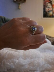 Boucles d’Oreilles Turquoise – Ciel Enchanté, Argent Plaqué Or photo review